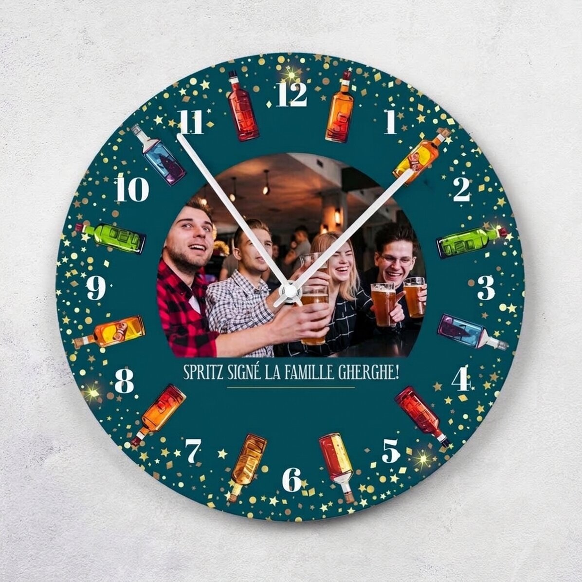 Montre personnalisée avec texte et photo - Ora de sprit