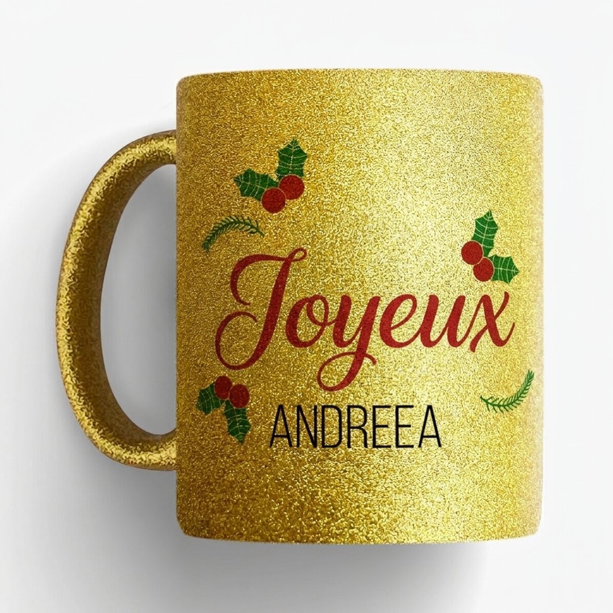 Tasse personnalisée avec un prénom - Noël