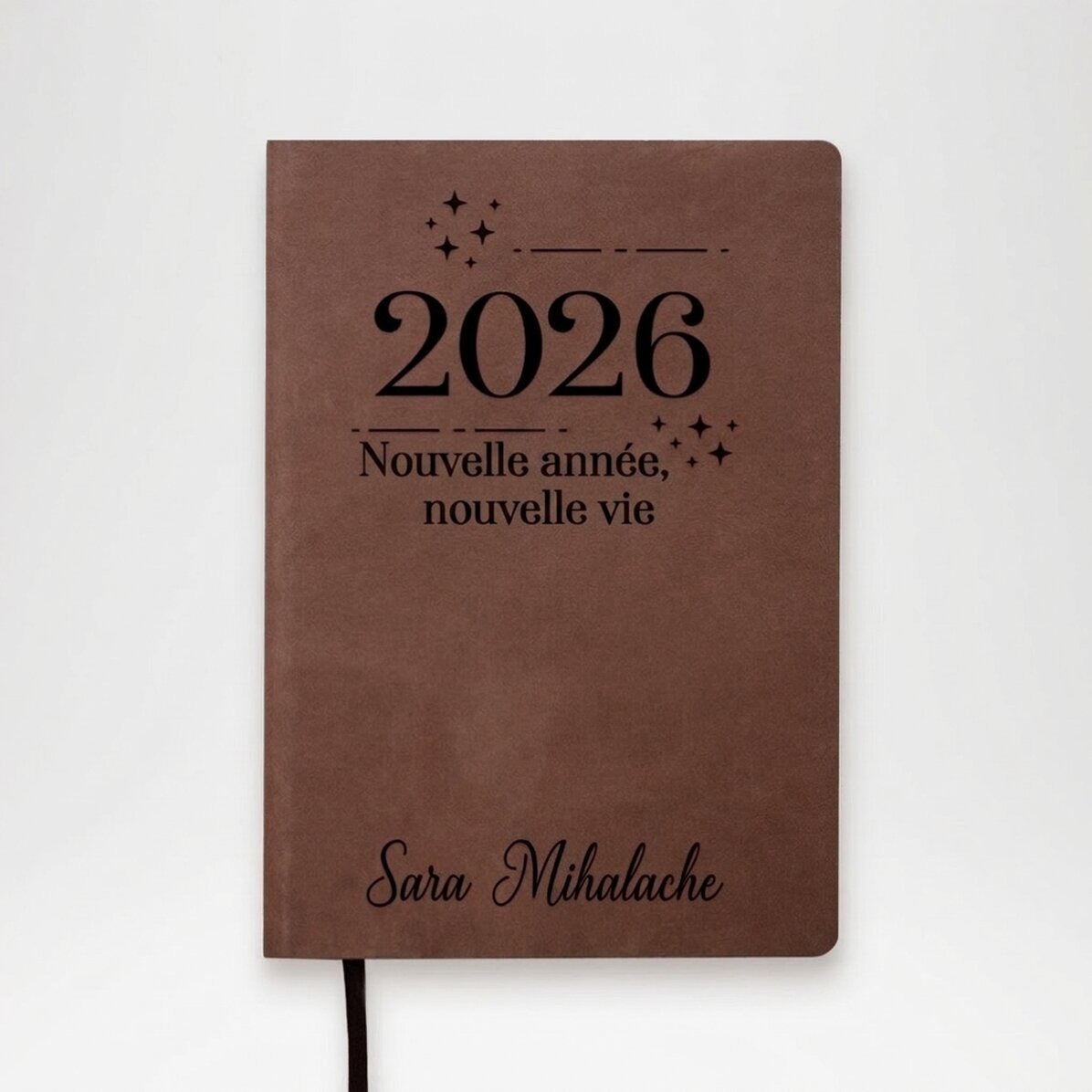 Agenda en cuir personnalisé avec l