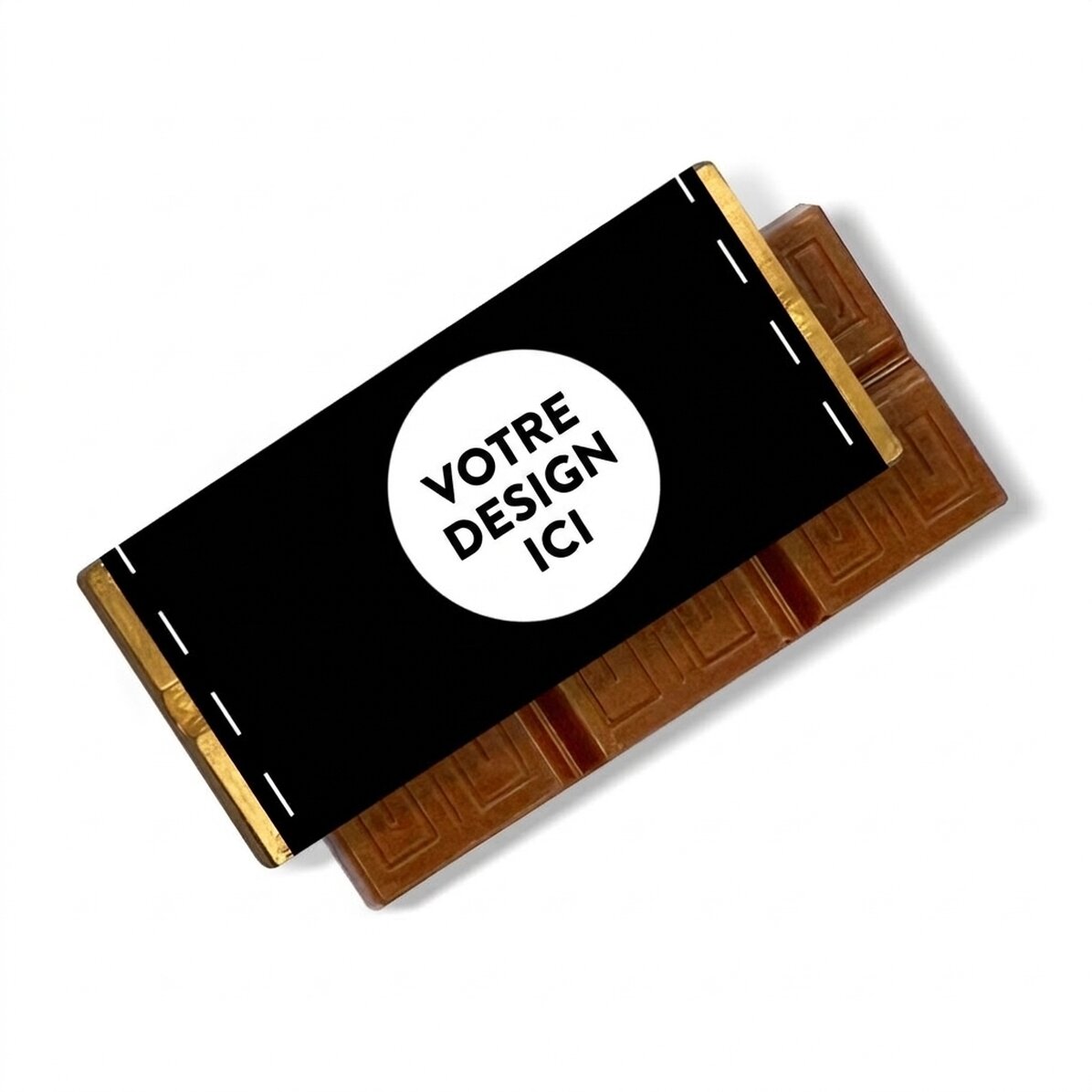 Mini-tablette de chocolat personnalisée avec votre motif