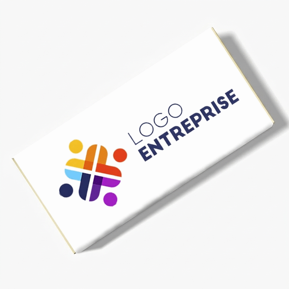 Chocolat personnalisé avec logo