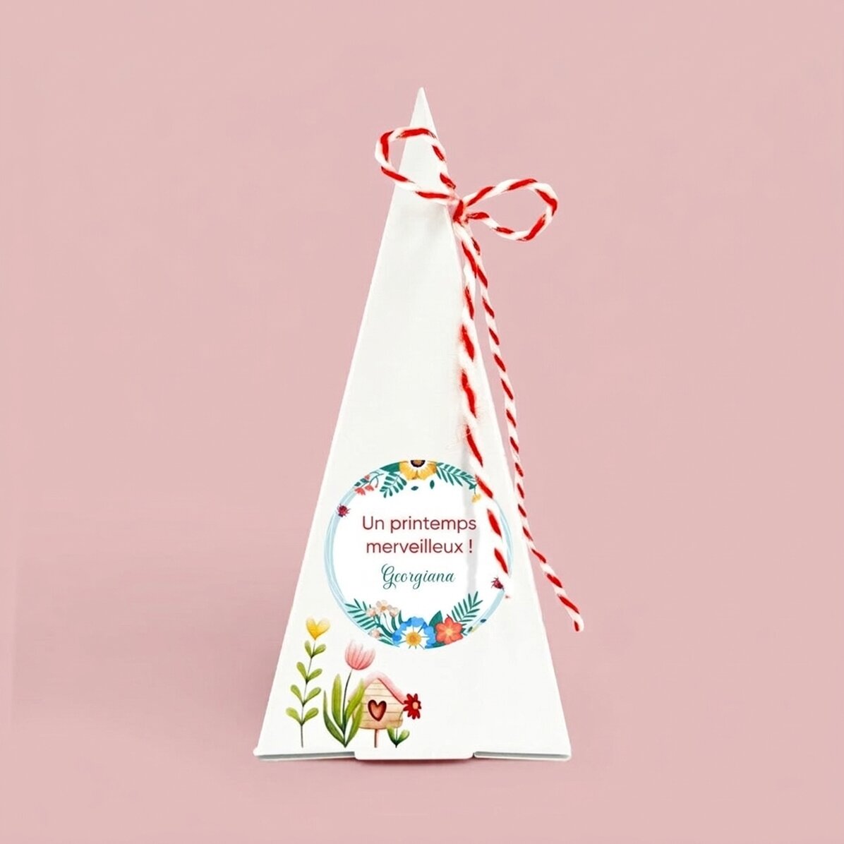 Kit de plantation de fleurs personnalisé avec un message - Fleurs