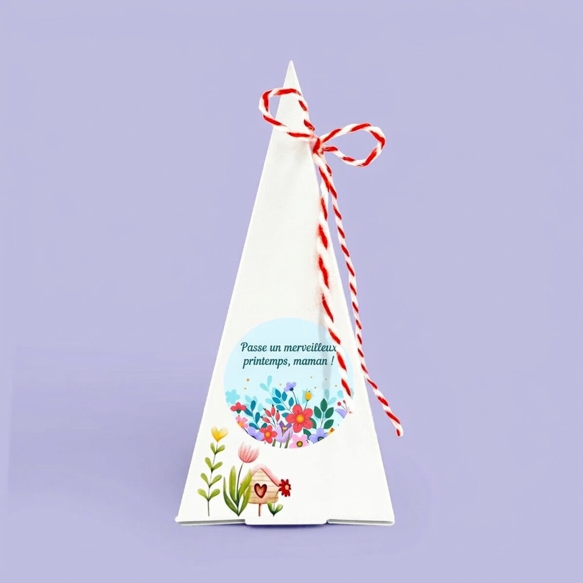 Kit de plantation de fleurs personnalisé avec inscription - Printemps