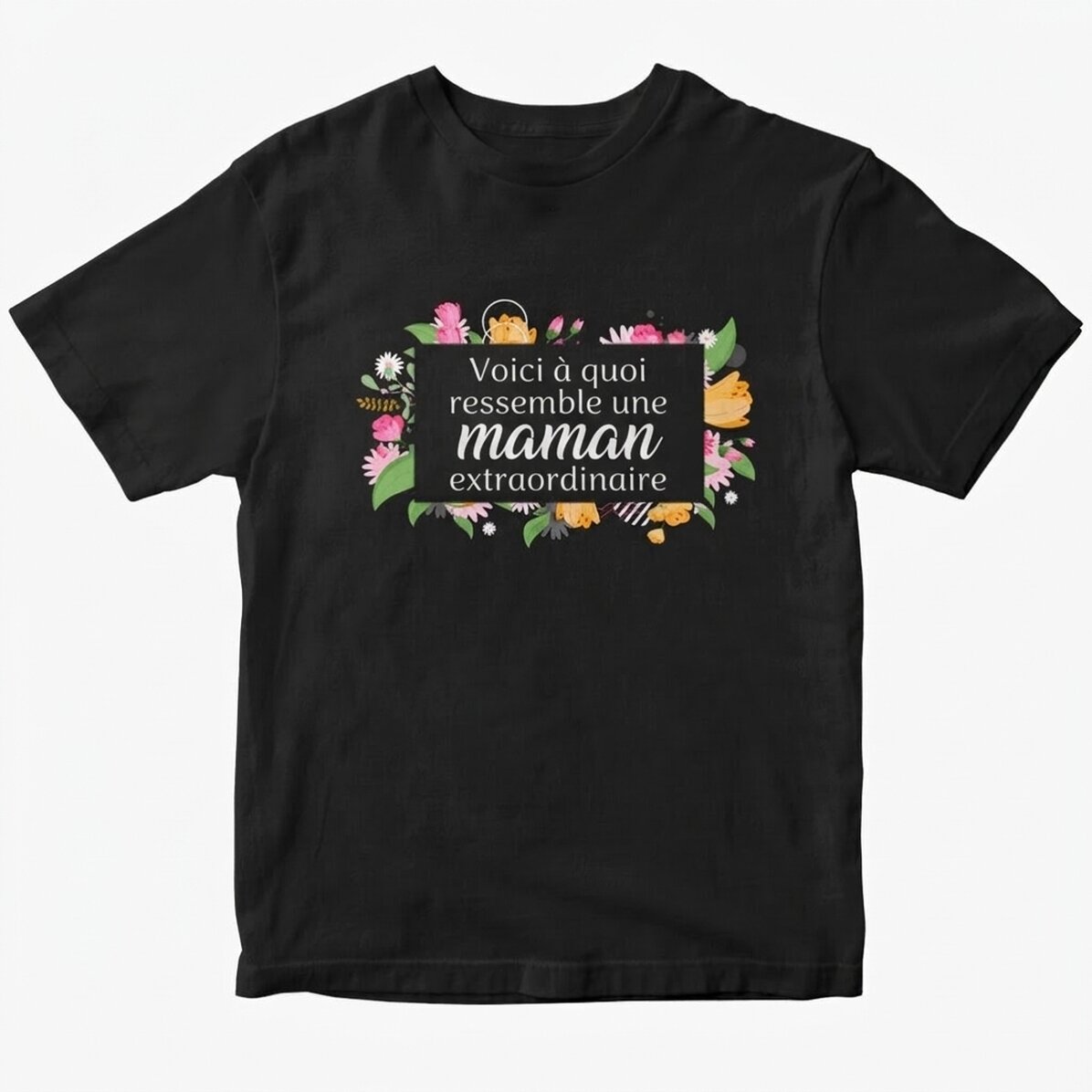 T-shirt en coton personnalisé avec inscription - « Femme extraordinaire »