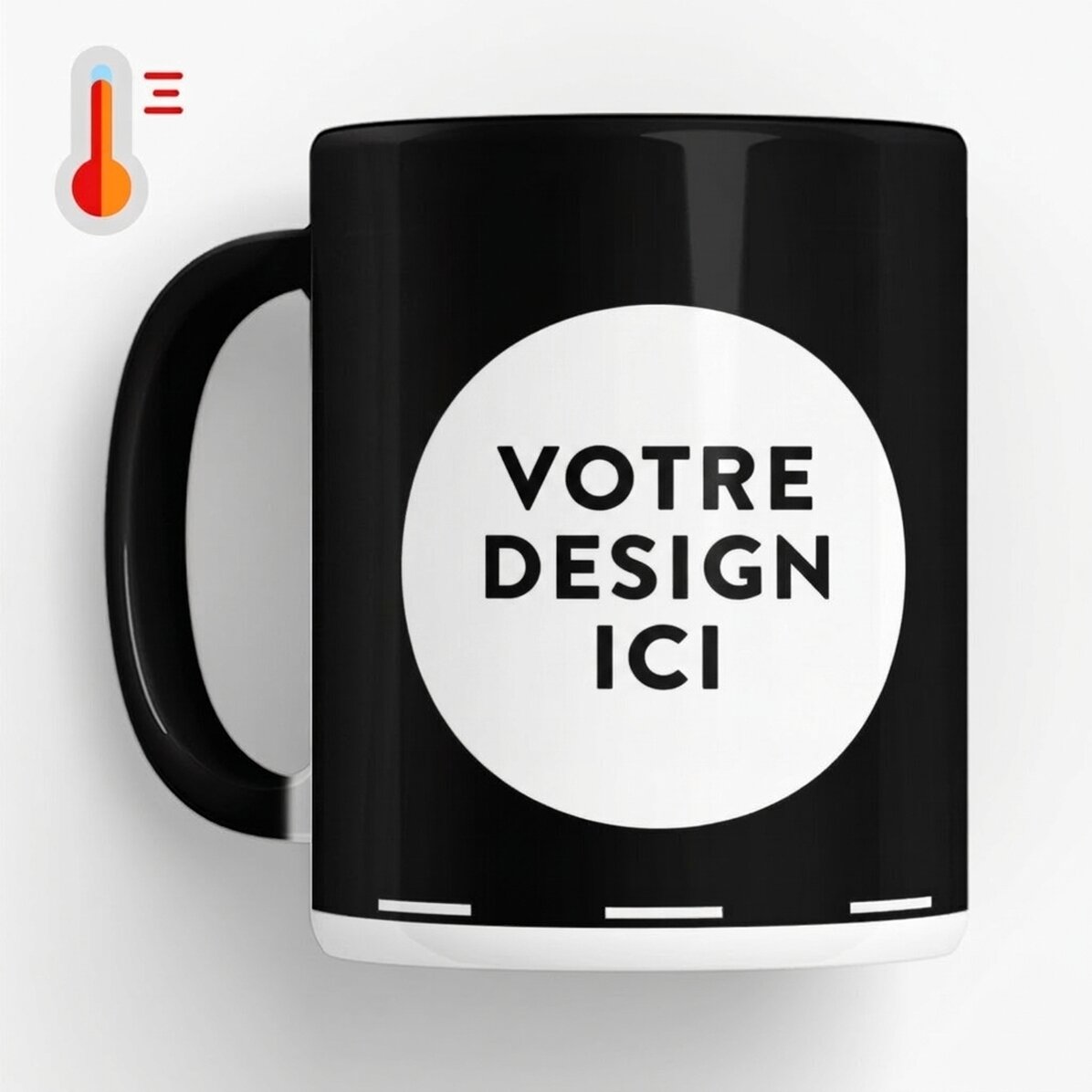 Tasse thermosensible personnalisée avec votre motif