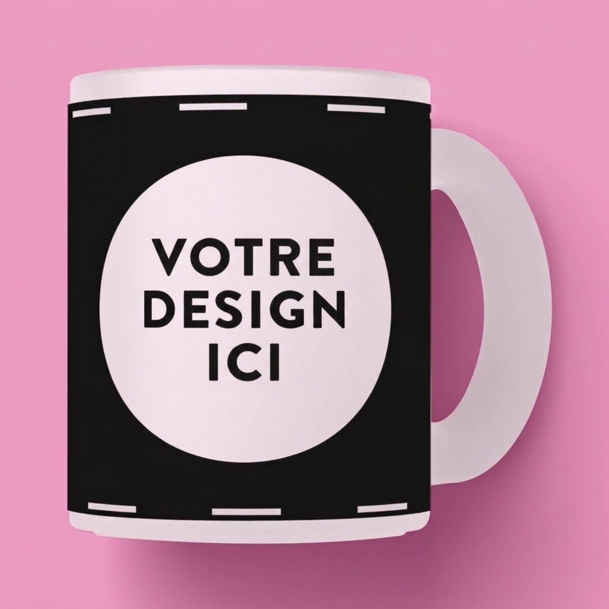 Gobelet en verre mat personnalisé avec votre motif