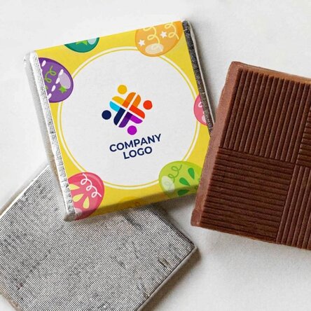 Mini chocolate personalised with logo - Easter
