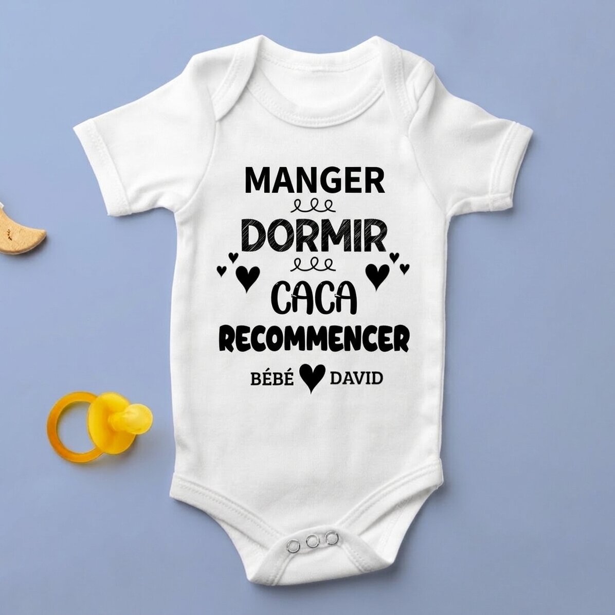 Body pour enfant personnalisé avec un texte - Repeat