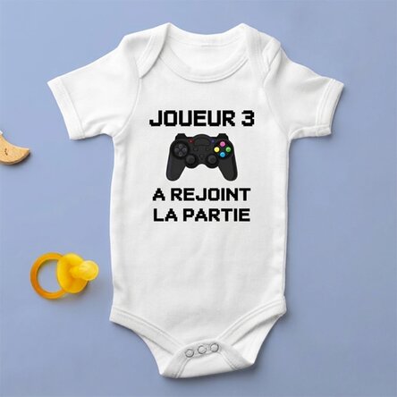 Body pour enfant personnalisé avec un texte - Player