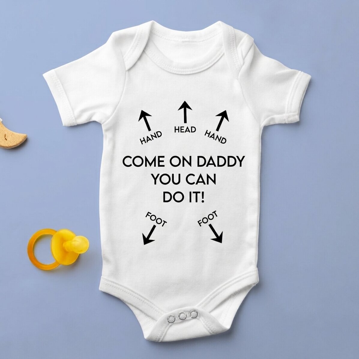 Body pour bébé personnalisé avec un texte - Instructions