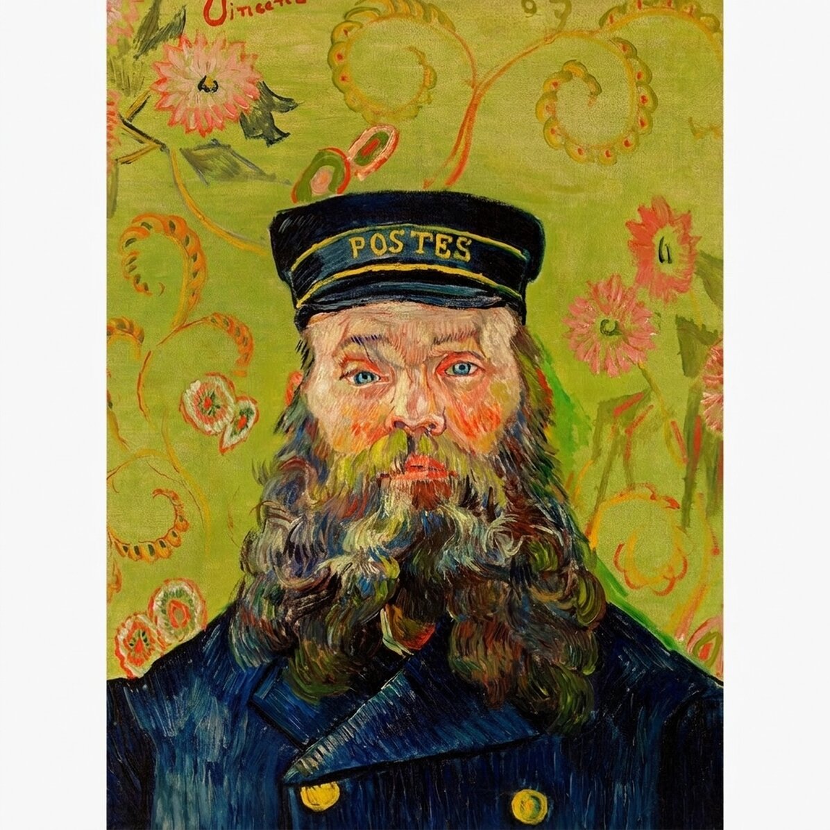 Affiche de Vincent van Gogh, « Le facteur Joseph Roulin », 1889