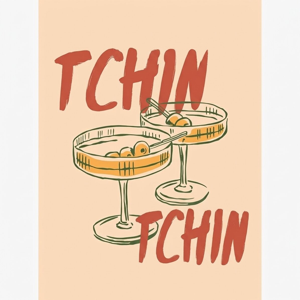 Affiche « Cin cin »