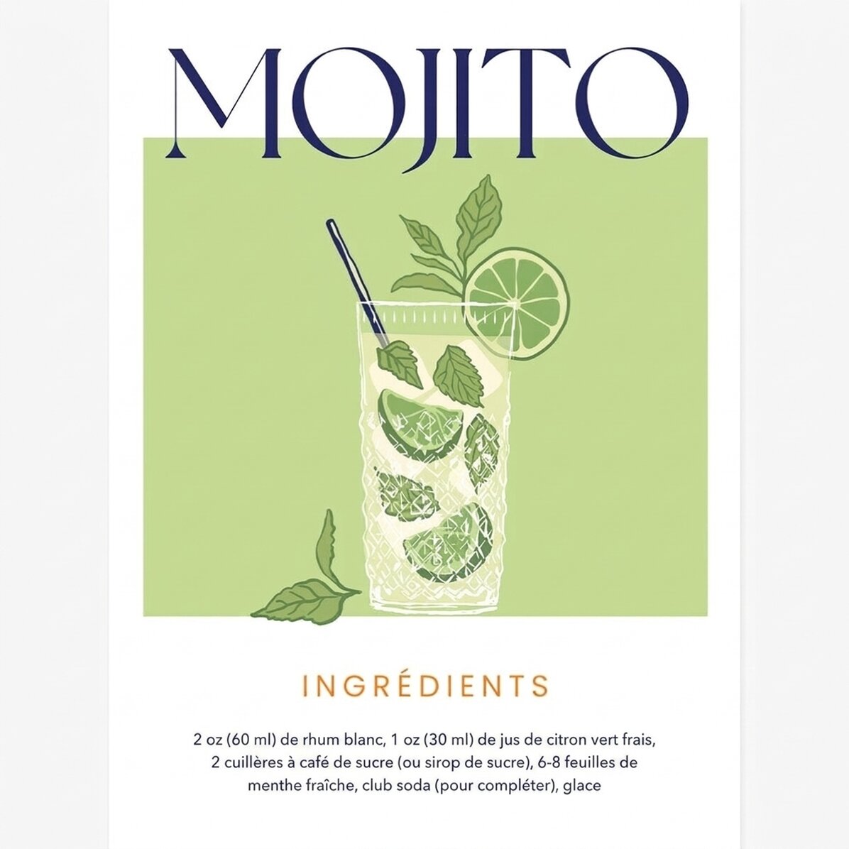 Affiche Mojito