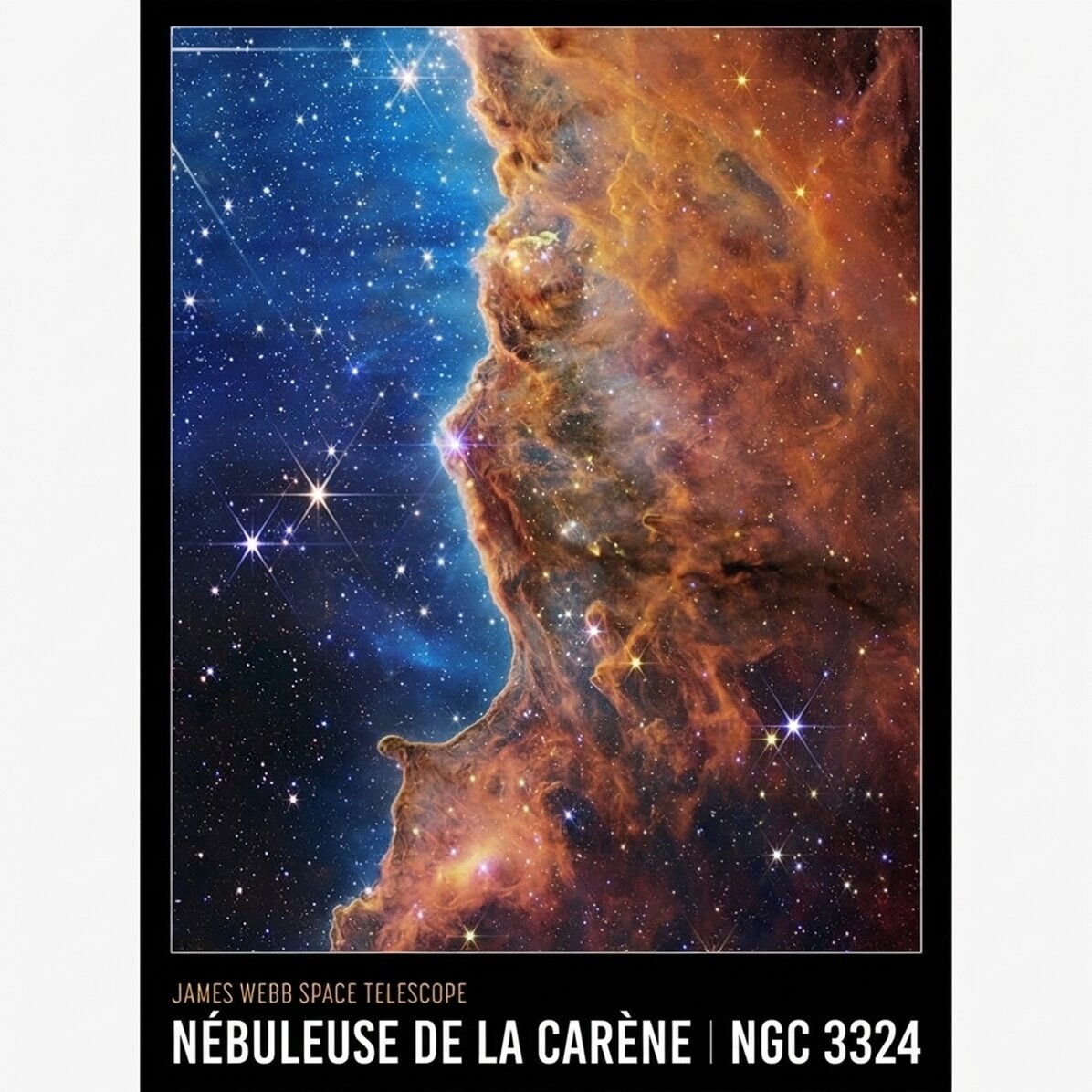 Affiche « La nébuleuse de Carina »