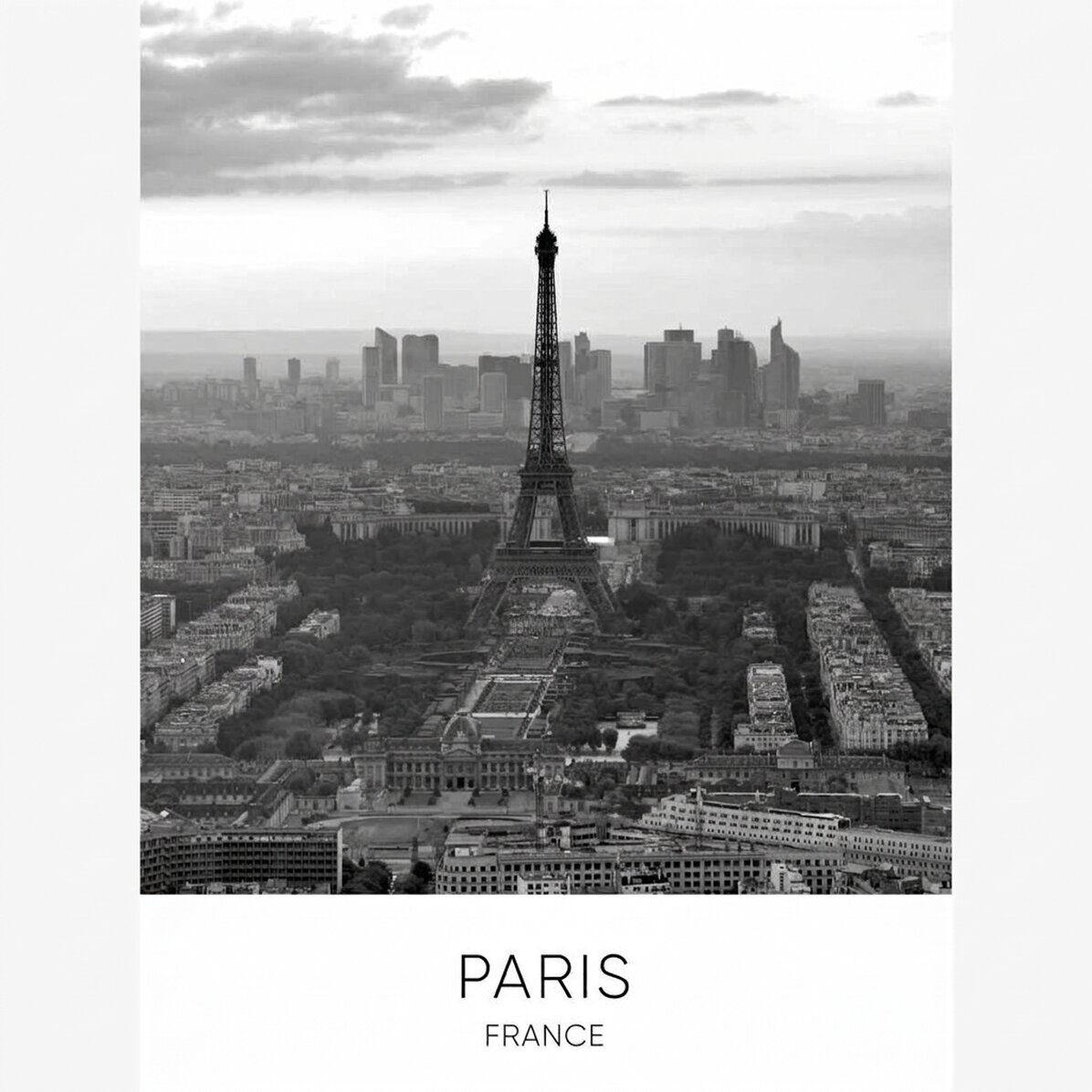 Affiche de la Tour Eiffel à Paris