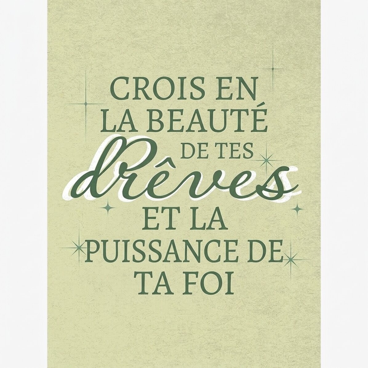 Affiche « Faith »
