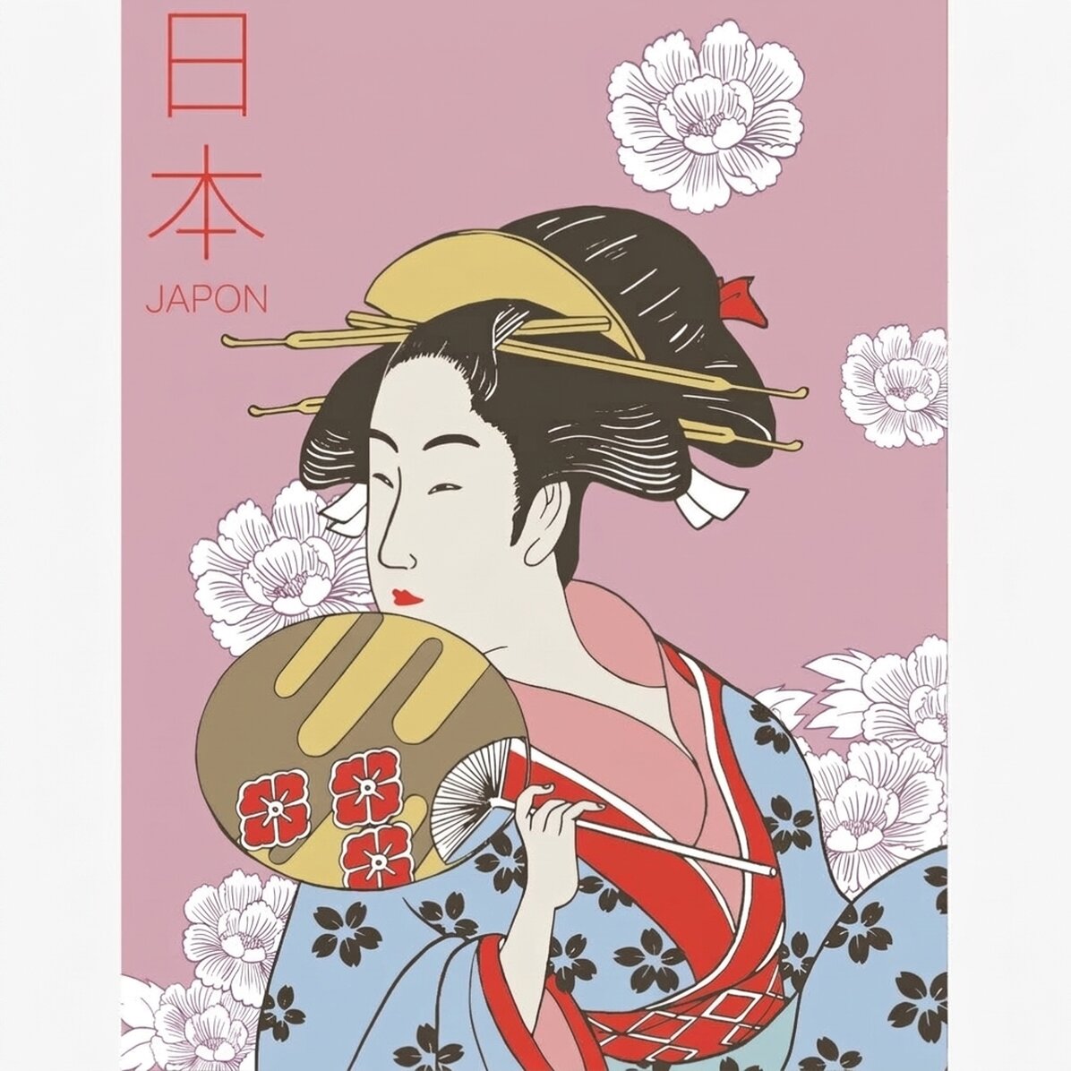 Affiche « Geisha »