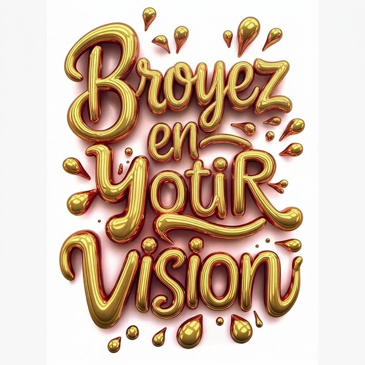 Affiche « Believe in your vision »