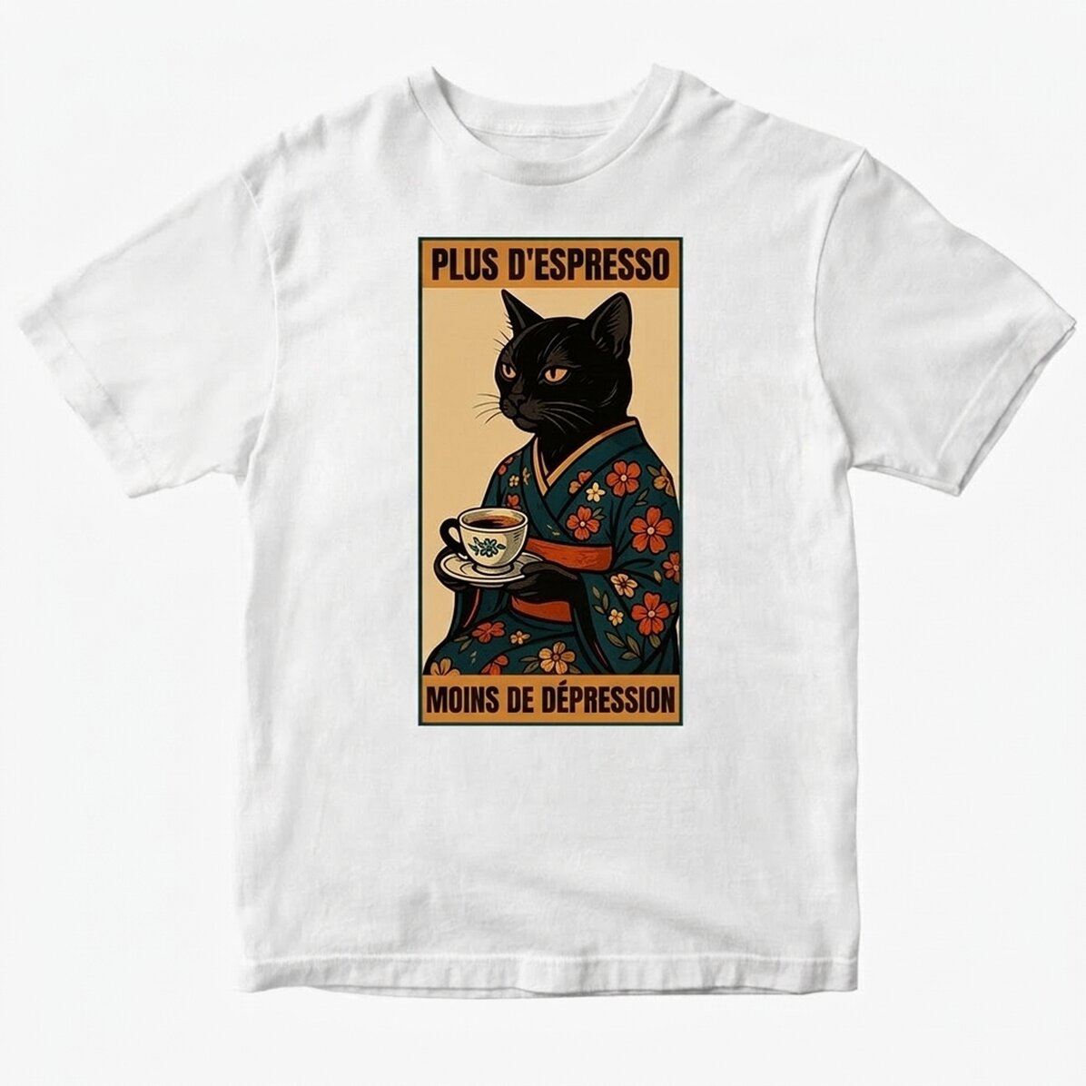 T-shirt en coton personnalisé avec l