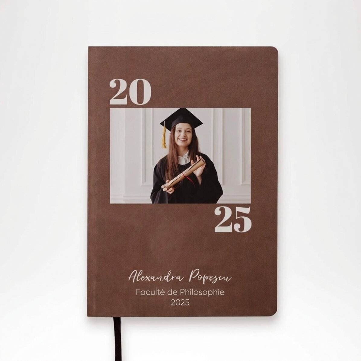 Agenda personnalisé avec photo et message - Remise des diplômes