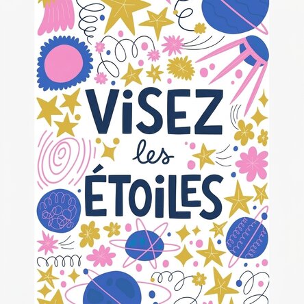Affiche « Reach for the stars »