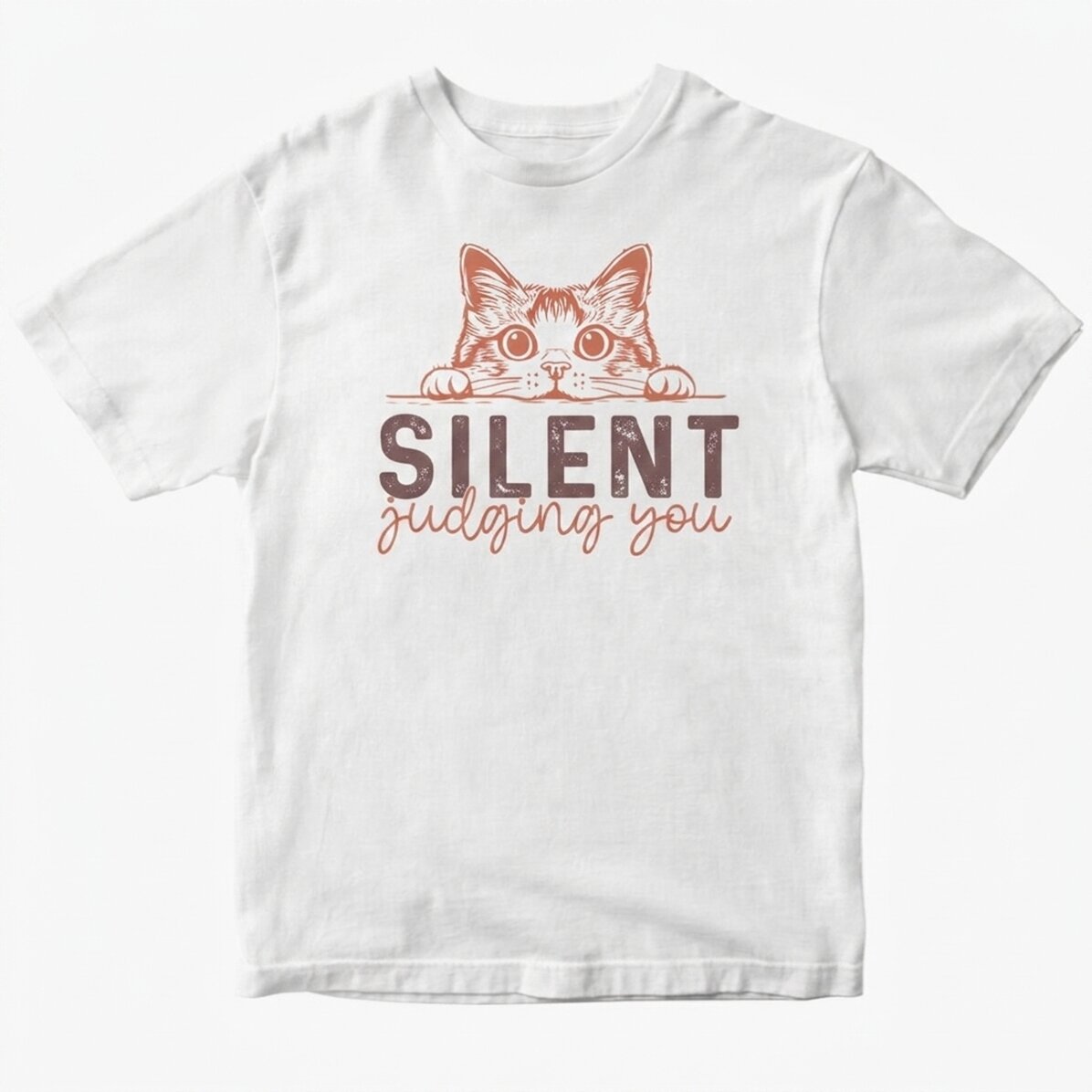 T-shirt en coton personnalisé - Judging you
