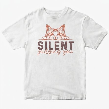 T-shirt en coton personnalisé - Judging you
