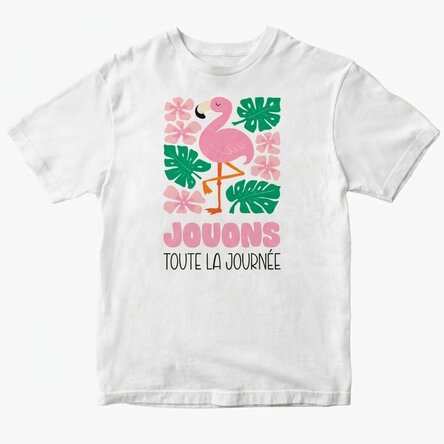 T-shirt en coton personnalisé pour enfants - Let