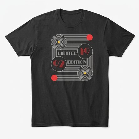 T-shirt en coton personnalisé avec un texte - Bauhaus Birthday