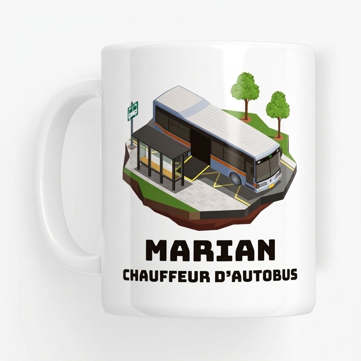Tasse personnalisée avec inscription pour les conducteurs - Conducteur de bus