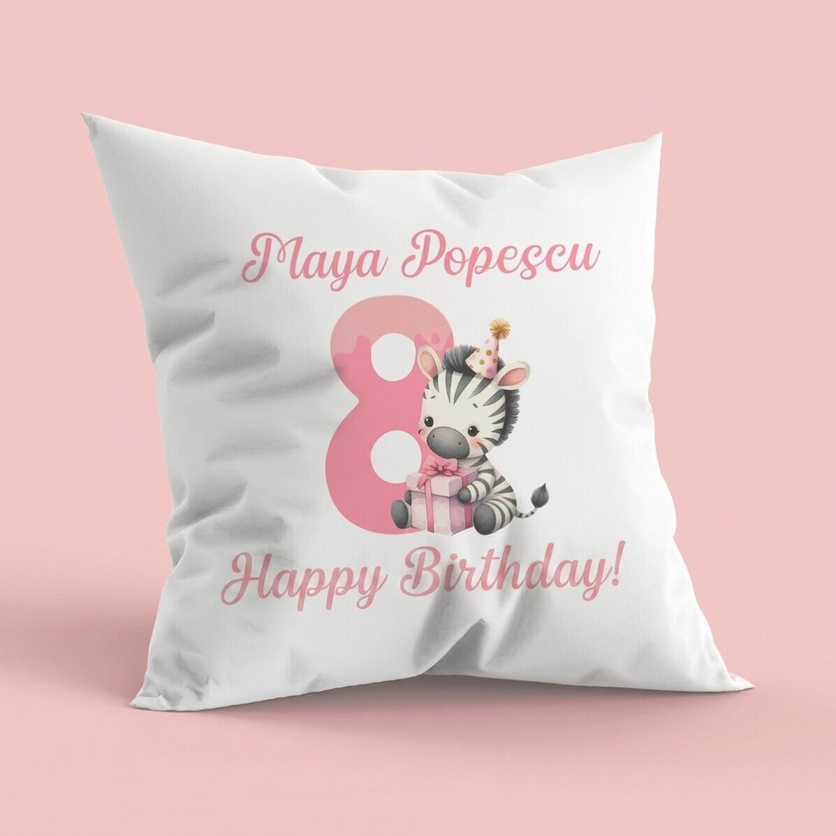 Oreiller personnalisé avec inscription pour enfants - Anniversaire
