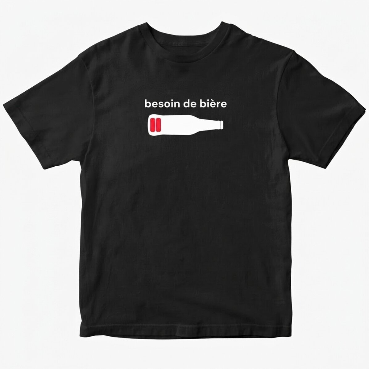 T-shirt en coton personnalisé - Beer battery