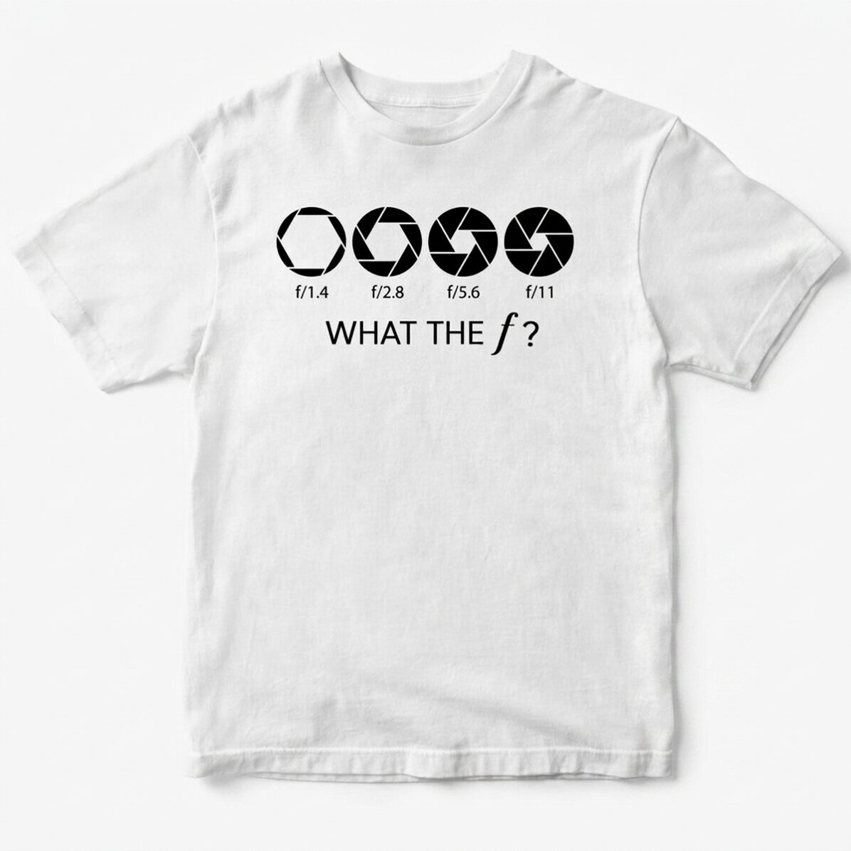 T-shirt en coton personnalisé pour photographe