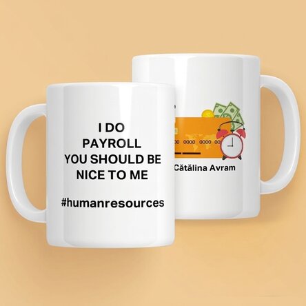 Tasse personnalisée avec texte - HR