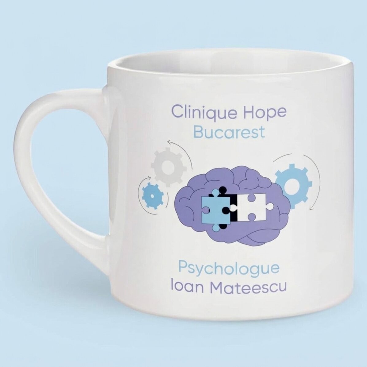 Tasse à espresso personnalisée avec inscription - Psychologue