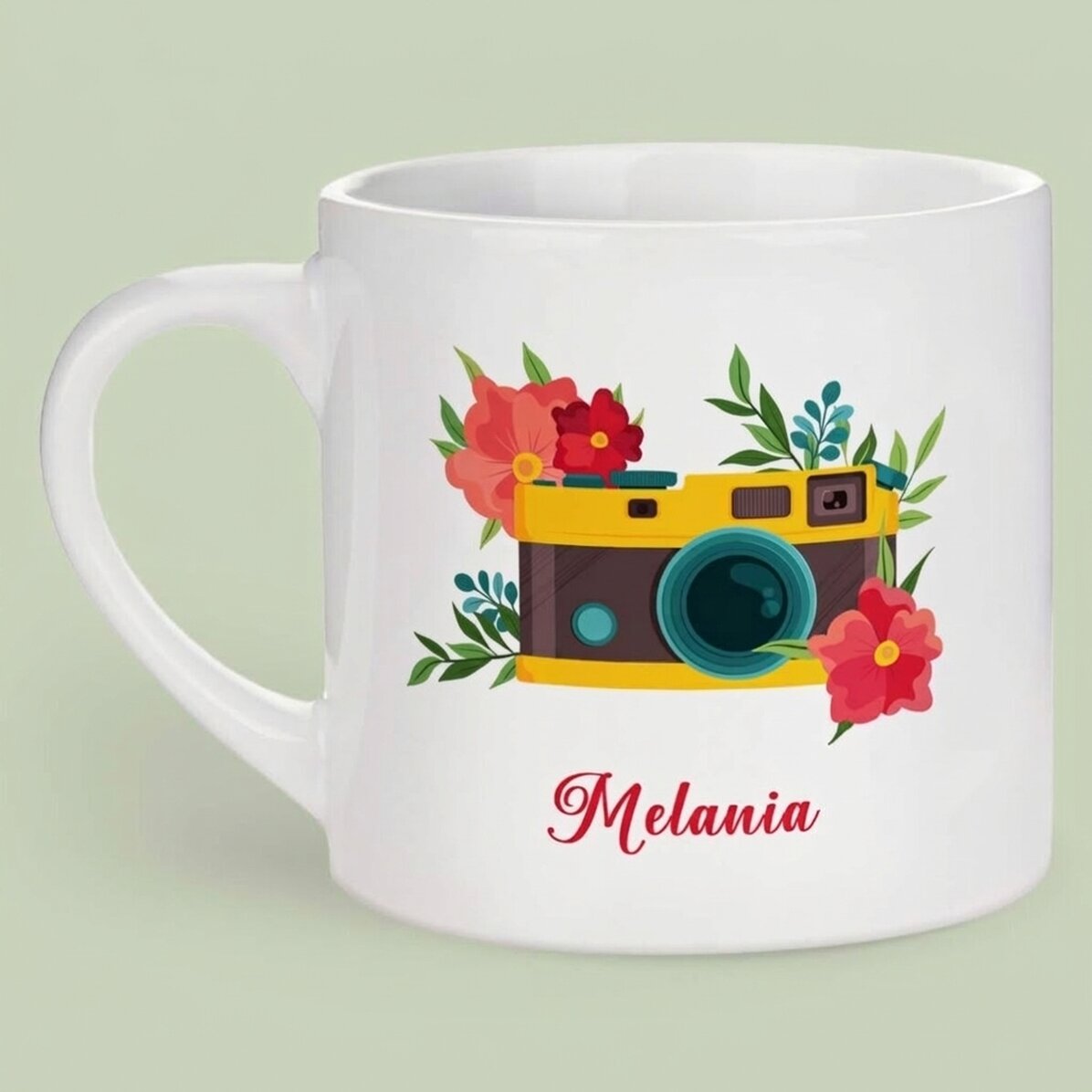 Tasse à espresso personnalisée avec un prénom - Photographe