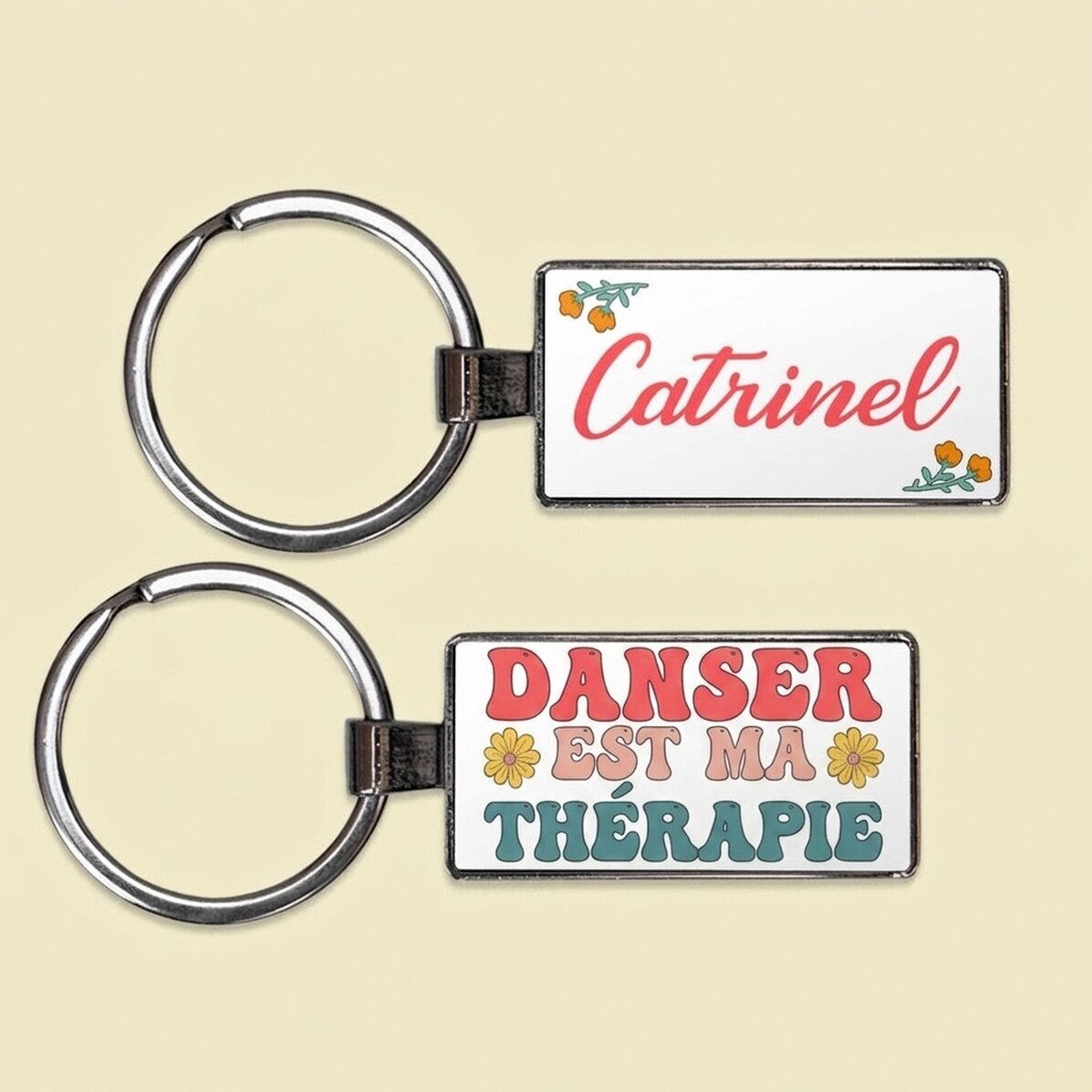 Porte-clés personnalisé avec prénom - Dancer