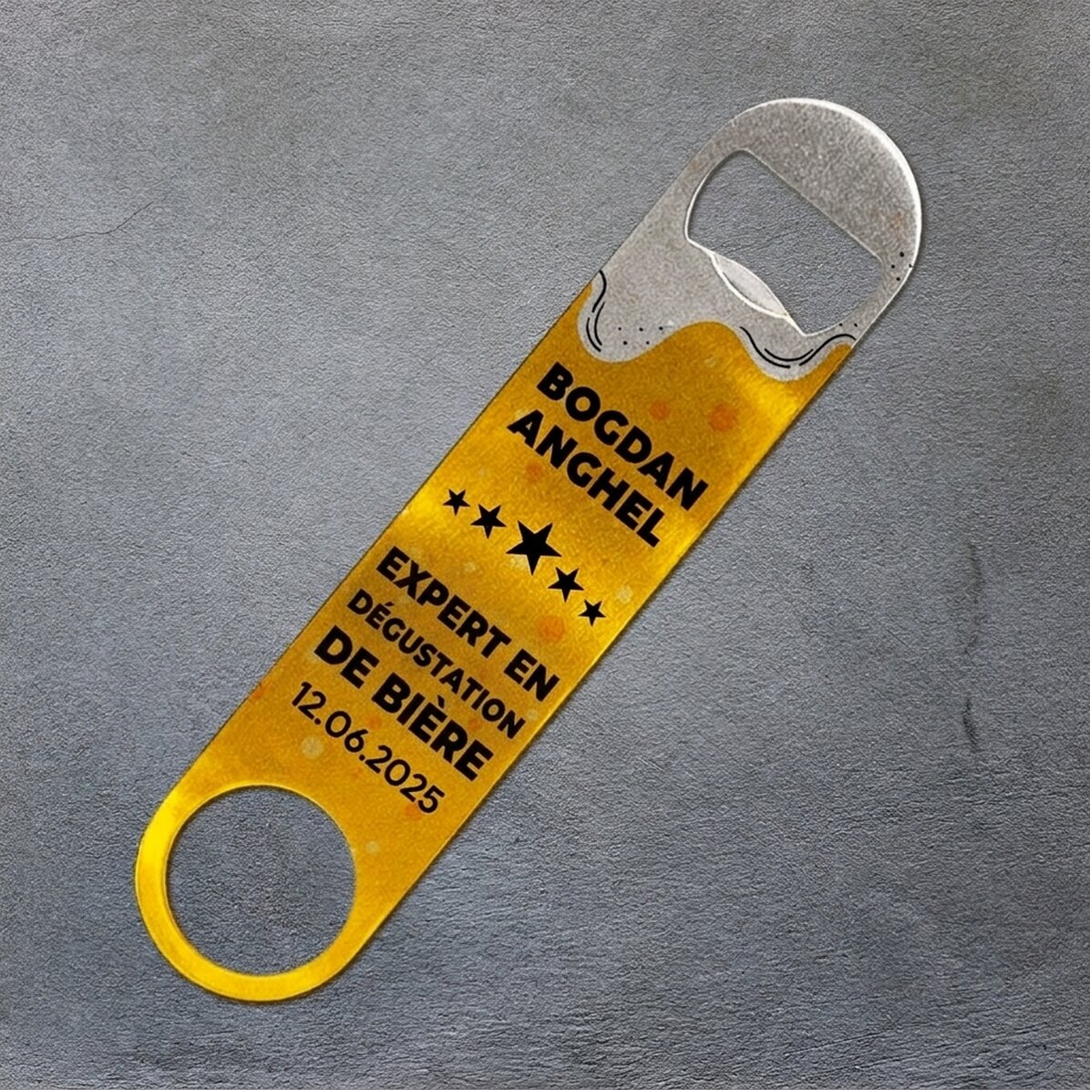 Ouvre-bouteille personnalisé avec message - Beer Taster