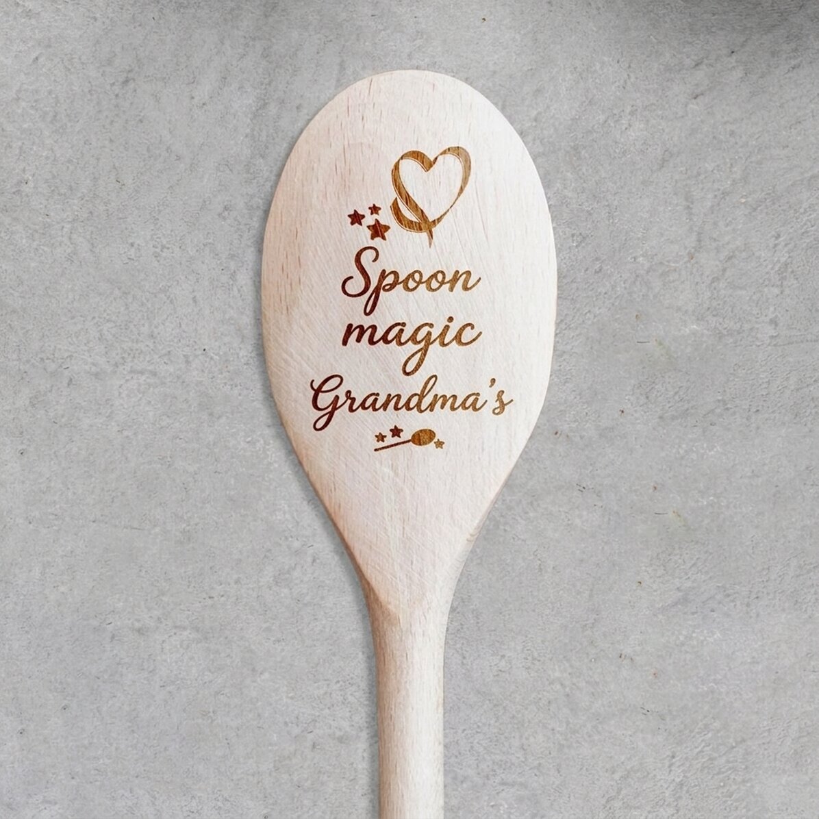 Cuillère en bois personnalisée - La cuillère magique