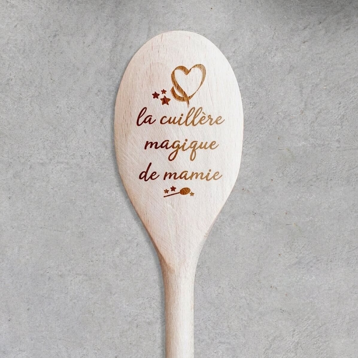 Cuillère en bois personnalisée - La cuillère magique