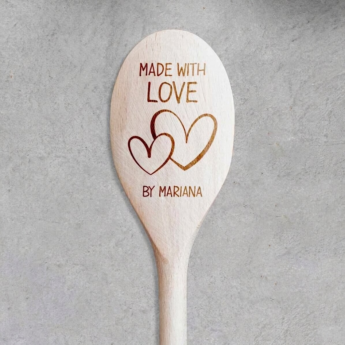 Cuillère en bois personnalisée - Love
