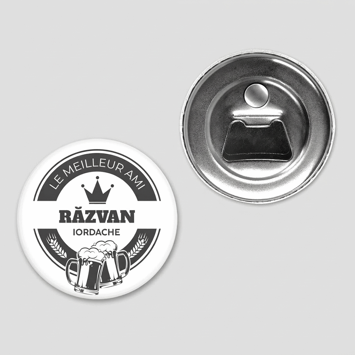 Décapsuleur à aimant personnalisé avec inscription - Bière