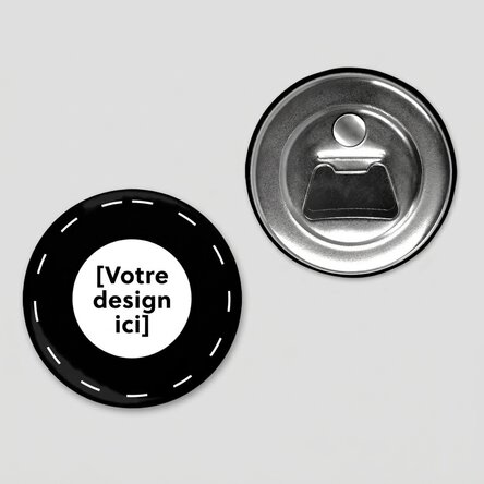 Ouvre-bouteille magnétique personnalisé avec votre motif