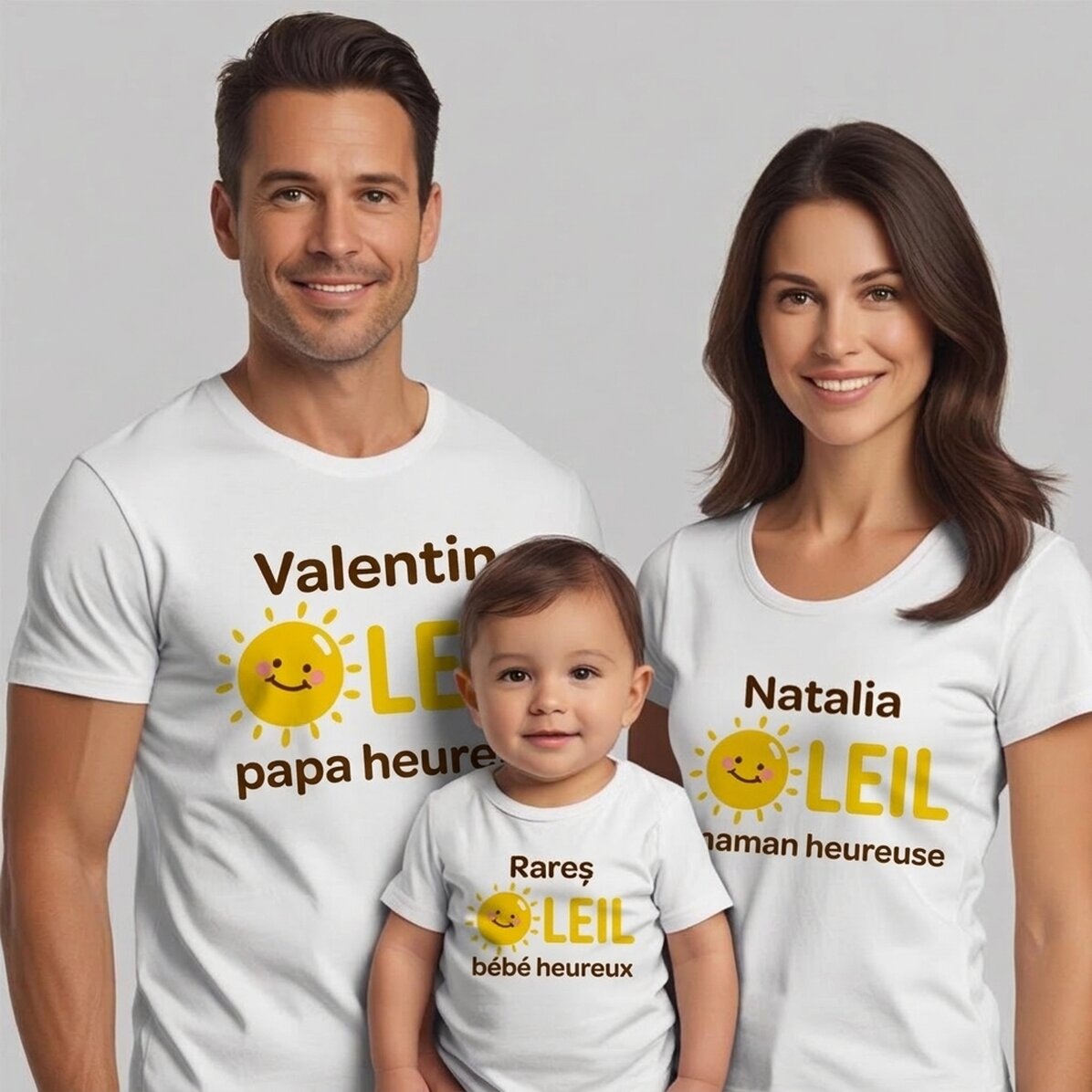 T-shirt en coton personnalisé pour enfants/adultes - One