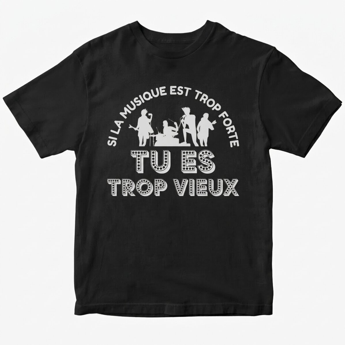 T-shirt en coton personnalisé - Musique