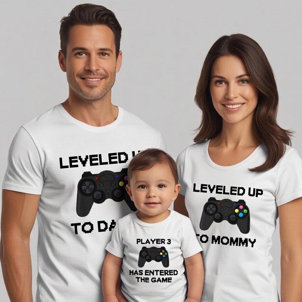 T-shirt en coton personnalisé pour enfants/adultes - Jeux vidéo