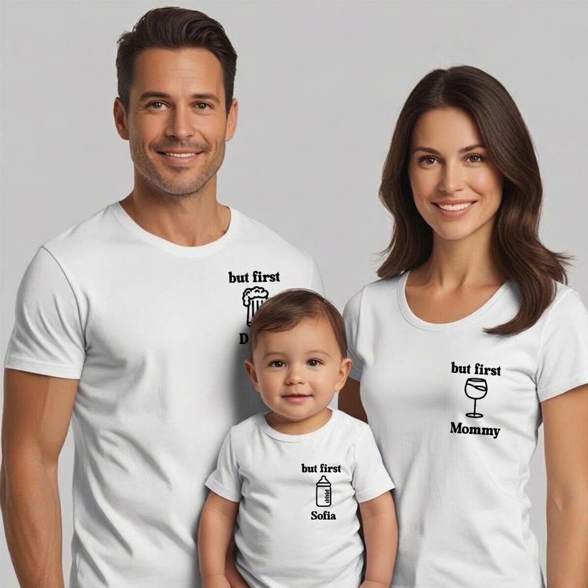 T-shirt en coton personnalisé pour enfants/adultes - Mais d