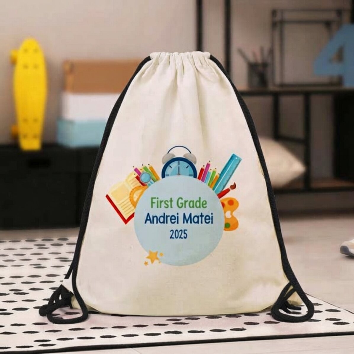 Sac à dos personnalisé avec inscription - Premier jour d