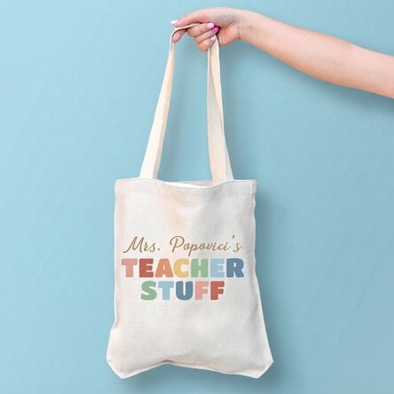 Sac personnalisé avec inscription - Teacher's Stuff