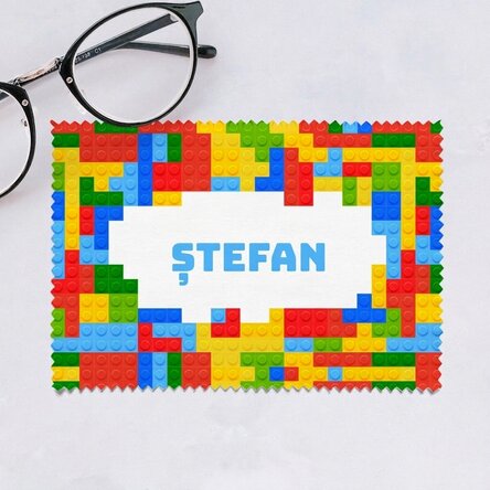Chiffon personnalisé pour nettoyer les écrans et les lunettes - Lego